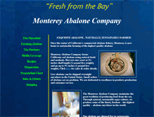 Tablet Screenshot of montereyabalone.com